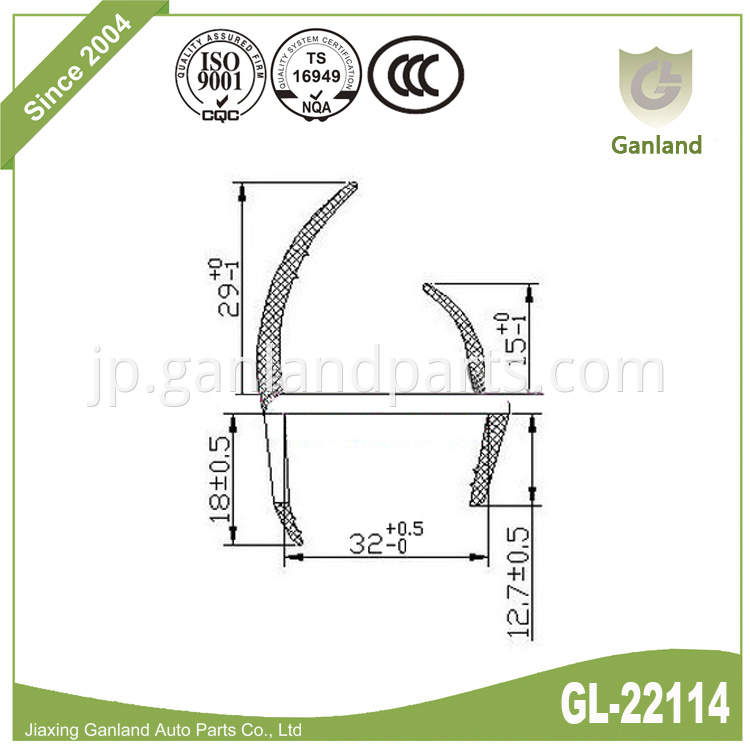 Cargo Truck Rubber Seal gl-22114